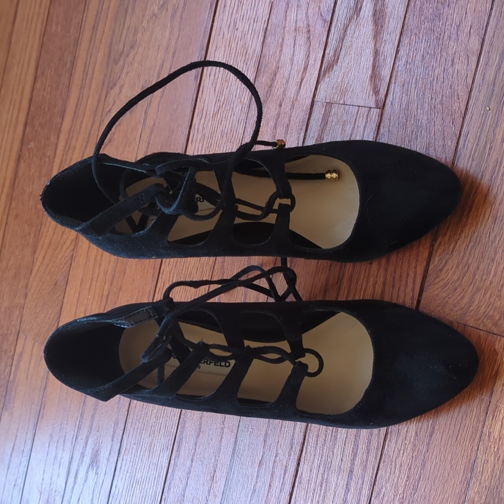 Karl Lagerfeld Size 5 Black Heels